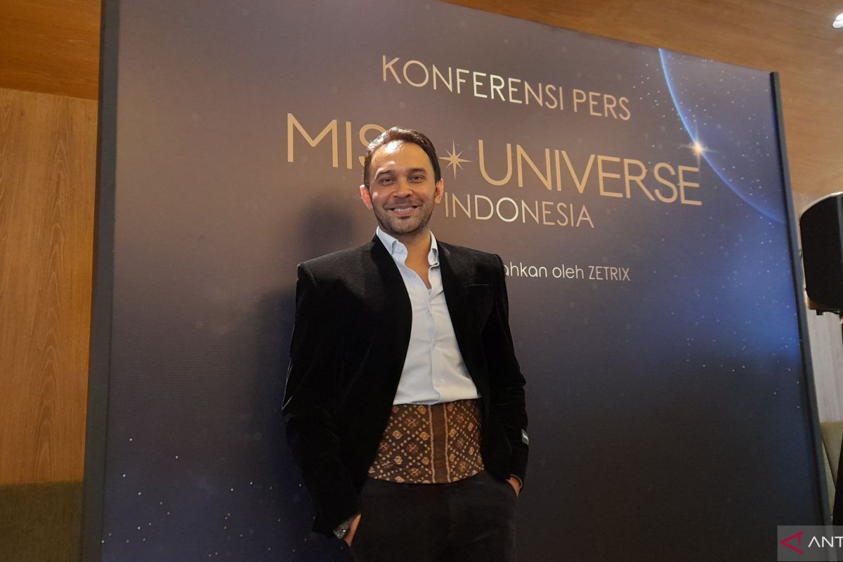 Jordan Zacky resmi jadi direktur nasional Miss Universe Indonesia 2024